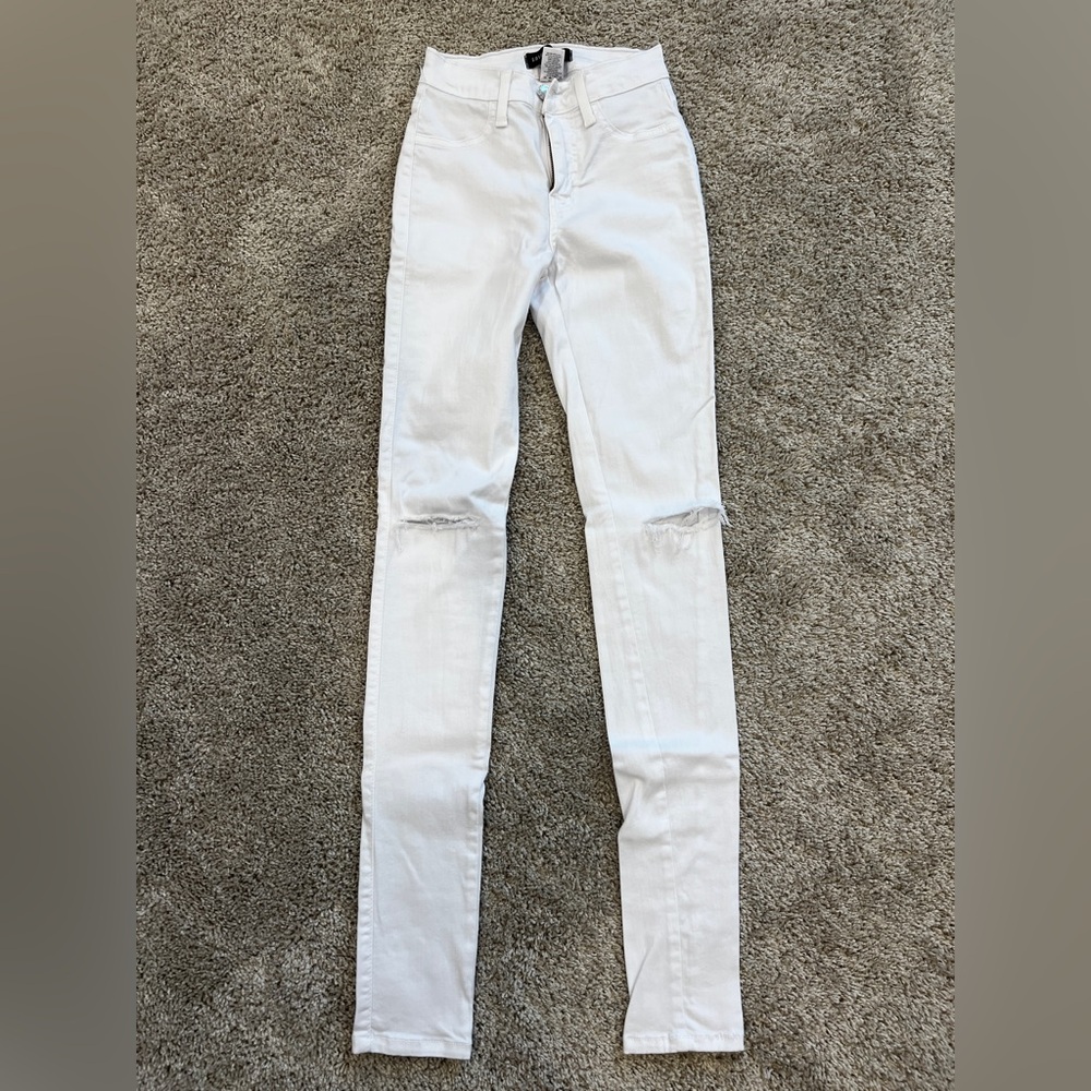 Fashion Nova White Skinny Jeans
